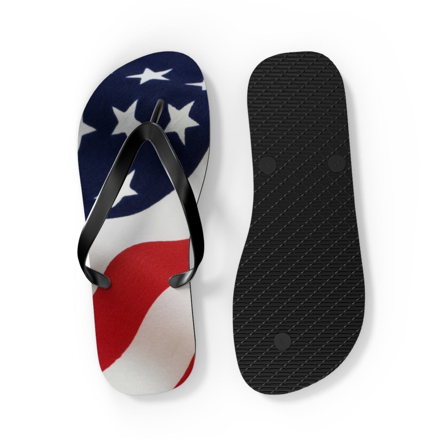 American Flag Beach Sandals, Slides for Summer, Flip Flops, Water Resistant