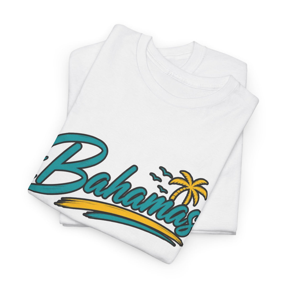 Bahamas Palm Tree Graphic T-Shirt Men's Graphic Tee