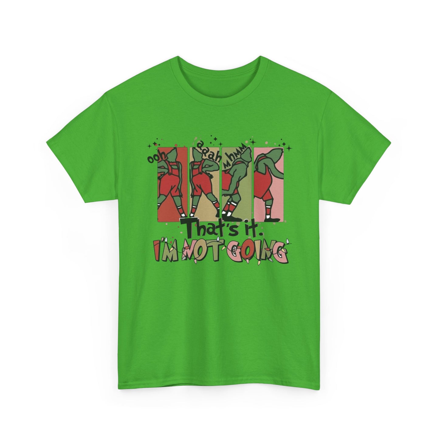 Funny Grinch Christmas Graphic T Shirt Unisex NEW Heavy Cotton Tee