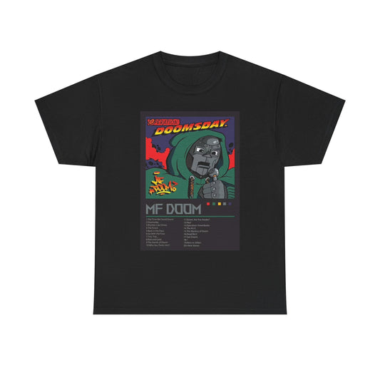 MF Doom Doomsday Graphic T Shirt Vintage Comic Unisex Heavy Cotton Tee