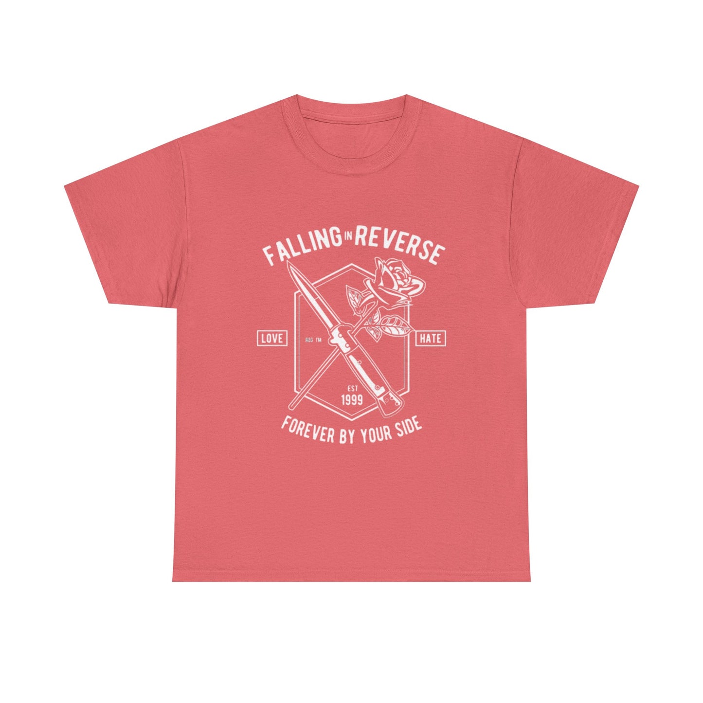Falling In Reverse Graphic T Shirt Retro Punk Rock Emo Unisex Heavy Cotton Tee