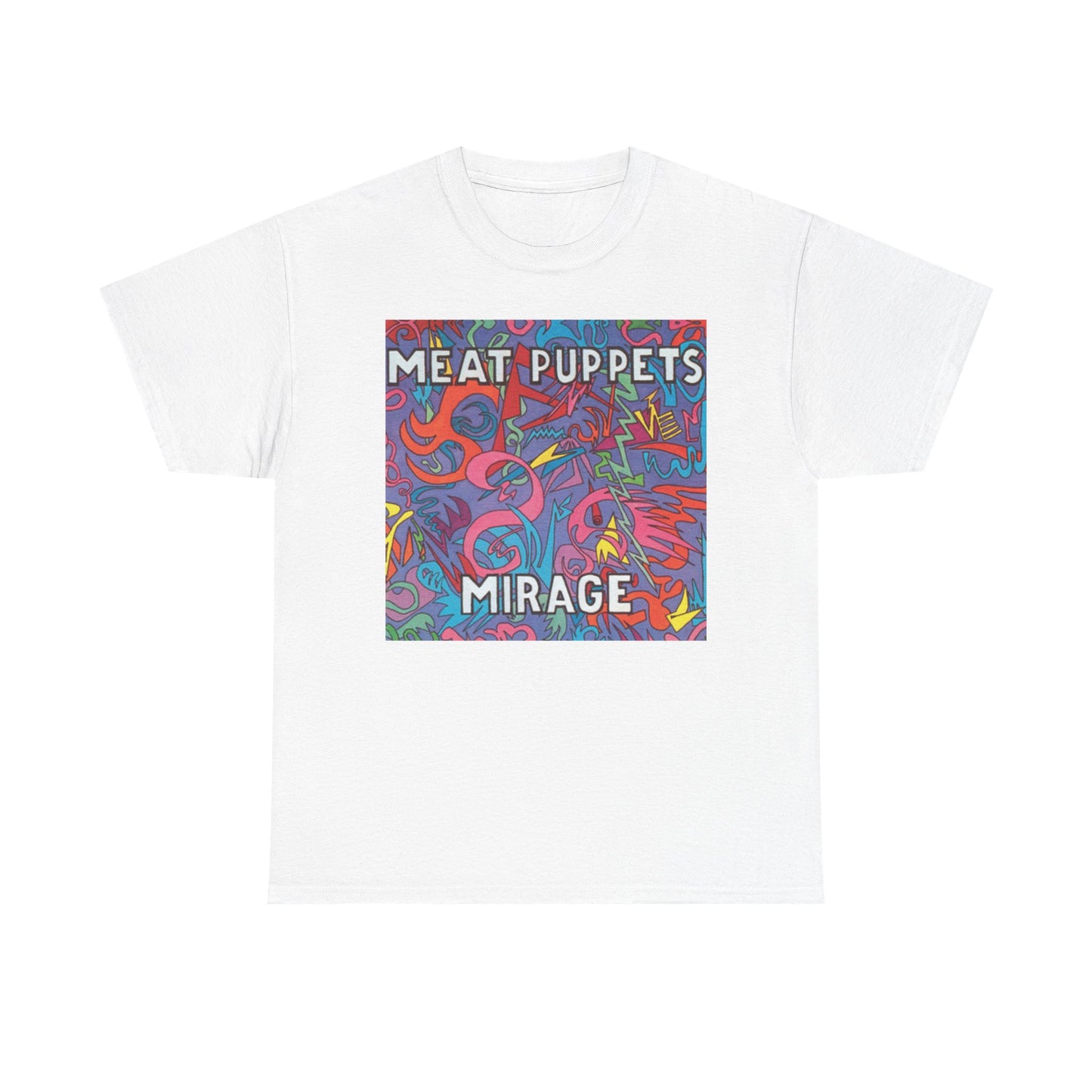 Meat Puppets Mirage Graphic T Shirt Unisex Heavy Cotton Tee BRAND NEW