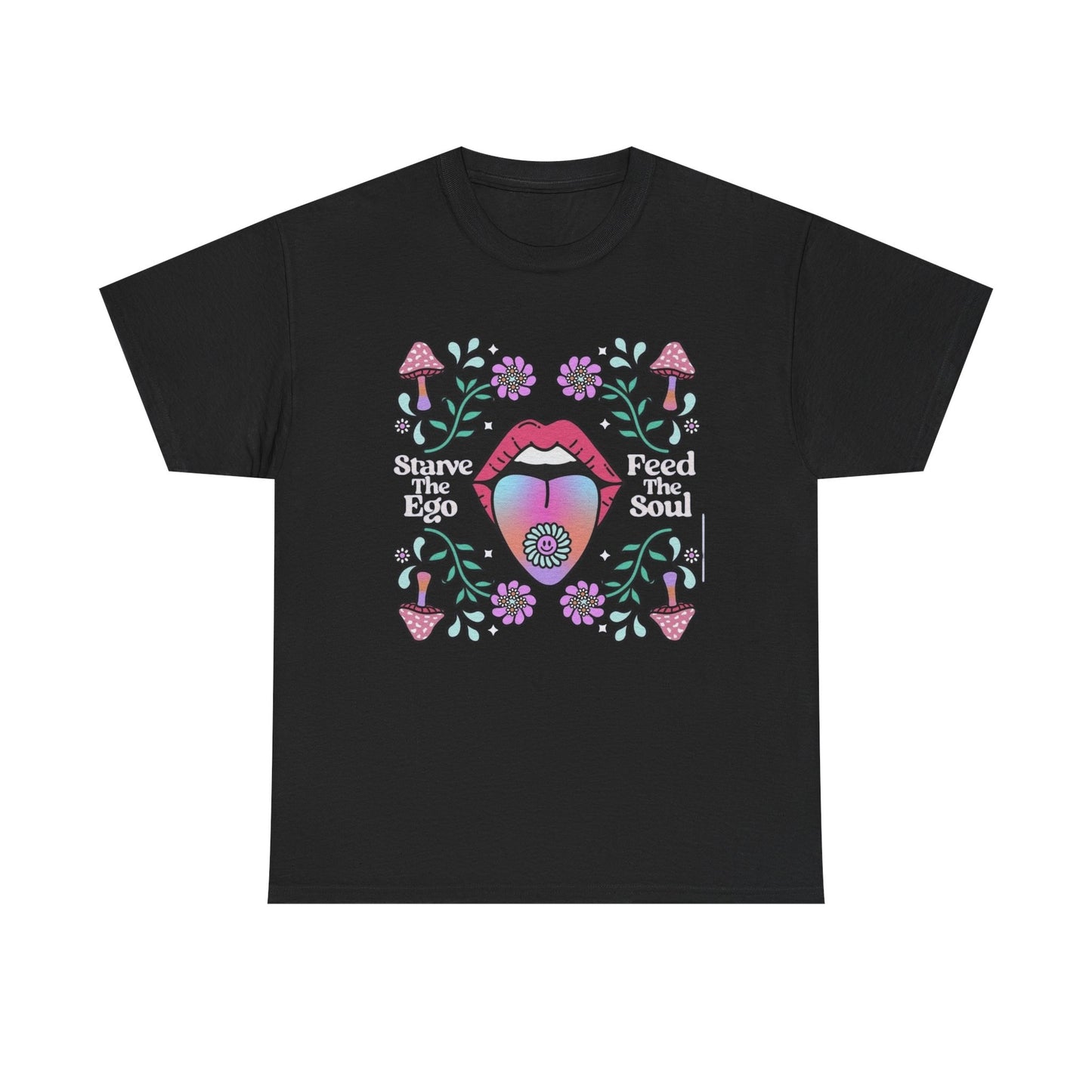 Feed The Soul Graphic T-Shirt Unisex Heavy Cotton Tee Gift