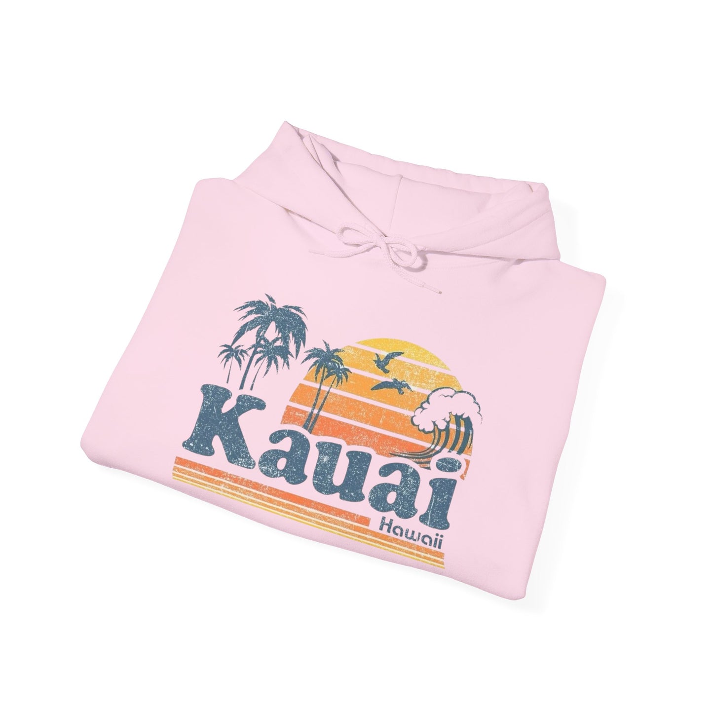Kauai Hawaii Graphic Hoodie Unisex Heavy Blend™ Hooded Sweatshirt