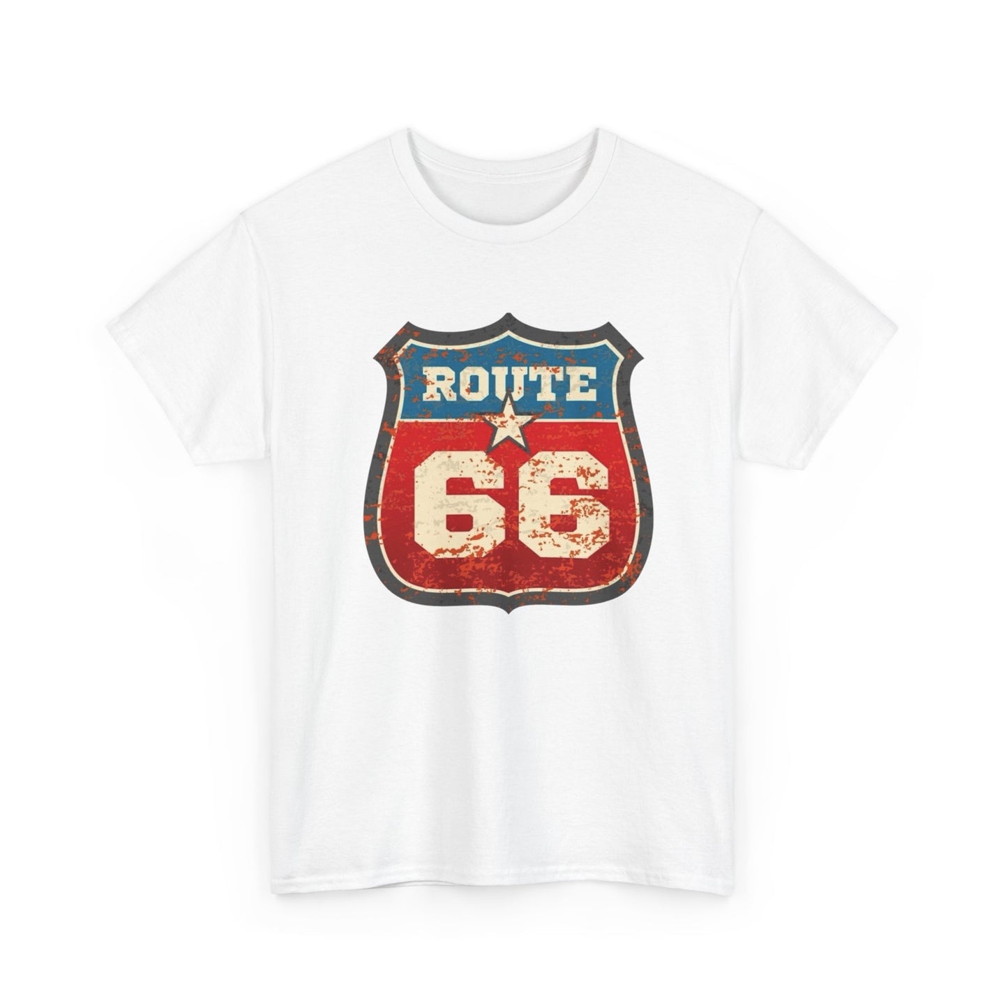 Route 66 Muscle Car Tour Graphic T-Shirt Cotton Tee New Gift Vintage