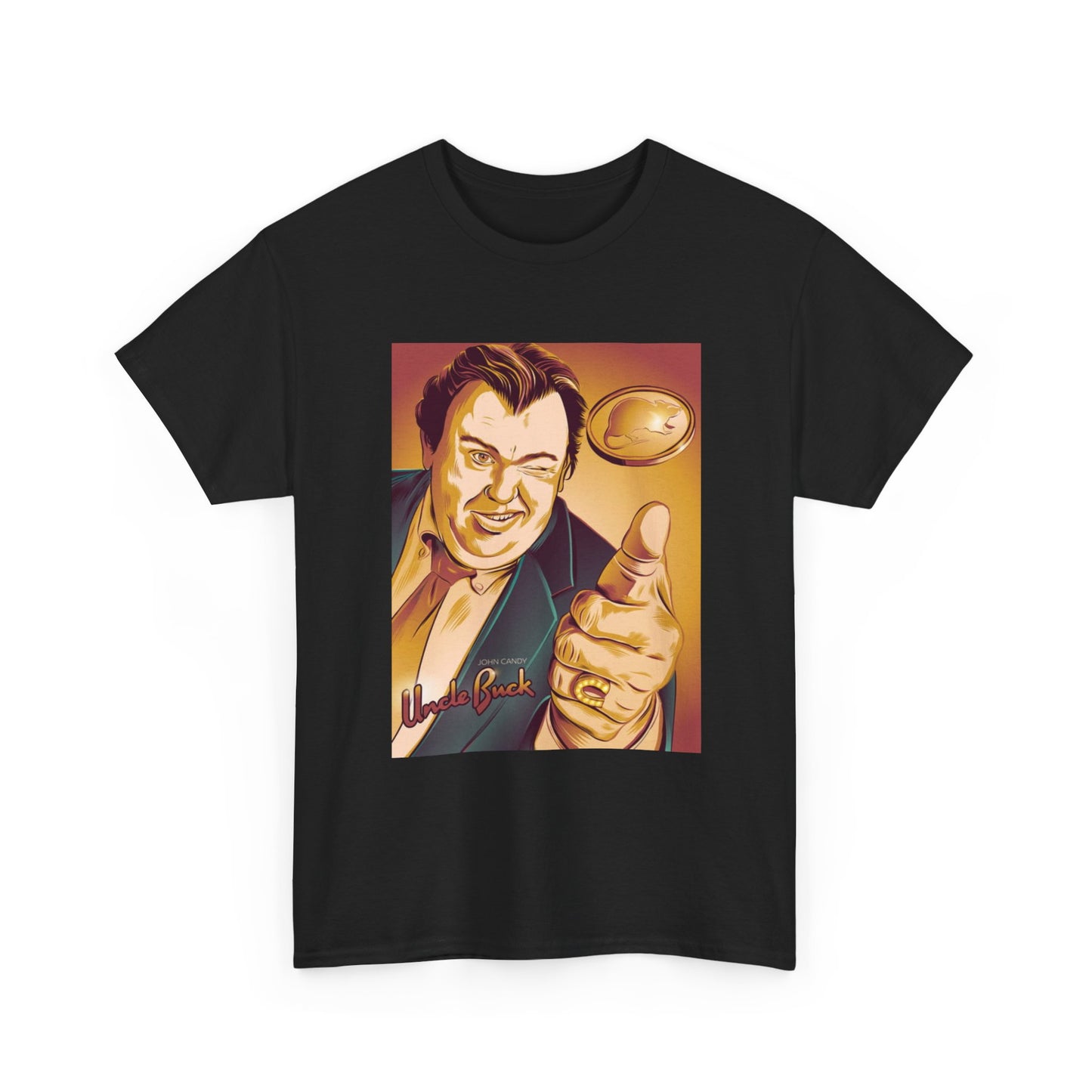 John Candy Tshirt uncle Buck Funny Graphic Movie Vintage Unisex Heavy Cotton Tee