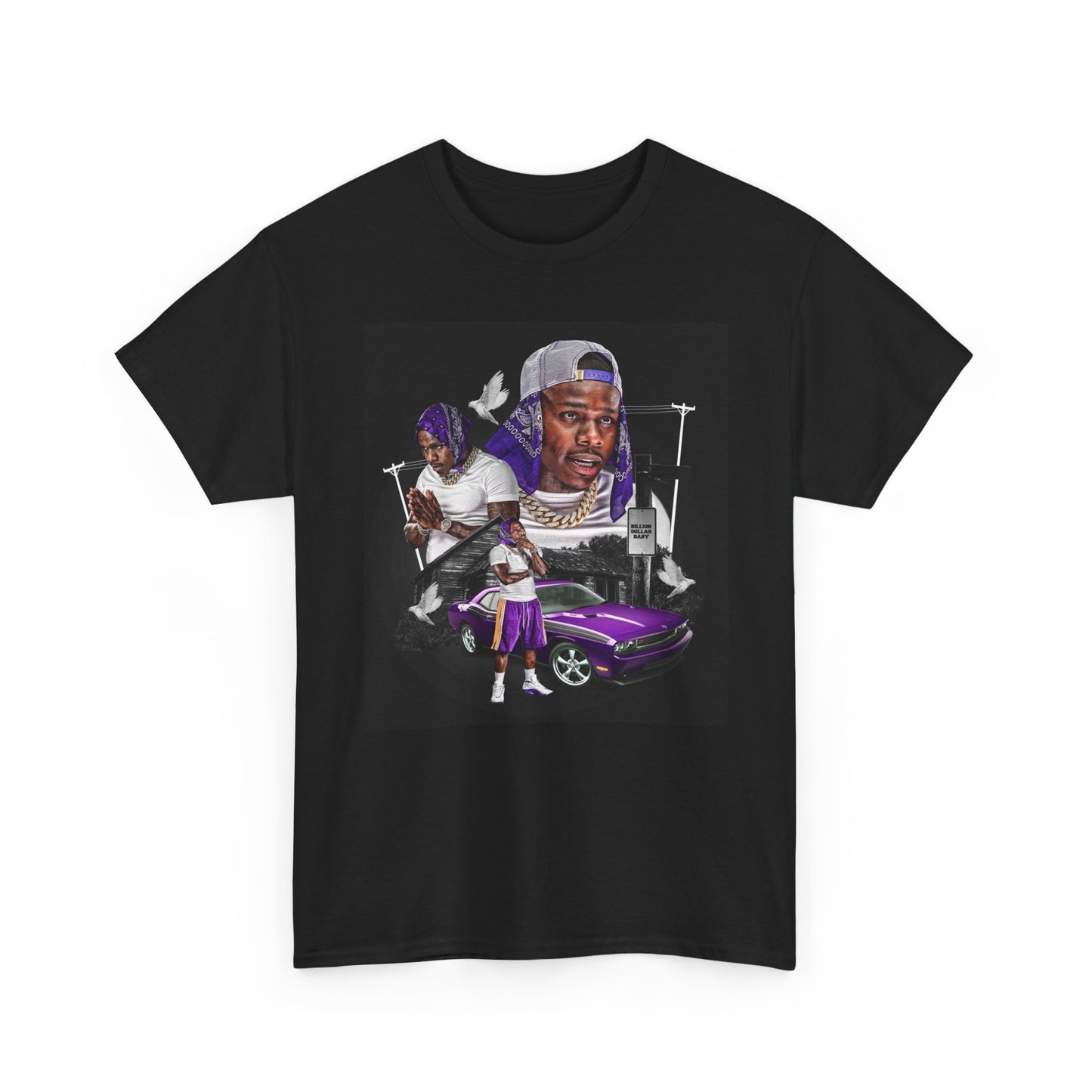 Dababy Graphic T Shirt Vintage Charlotte Rap Kirk Retro Unisex Heavy Cotton Tee