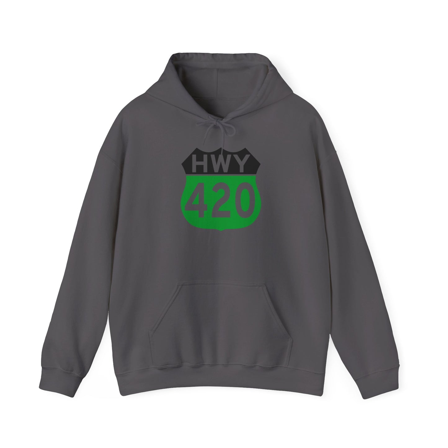 Highway 420 Weed Graphic Hoodie Unisex Heavy Blend™ Hooded Sweatshirt