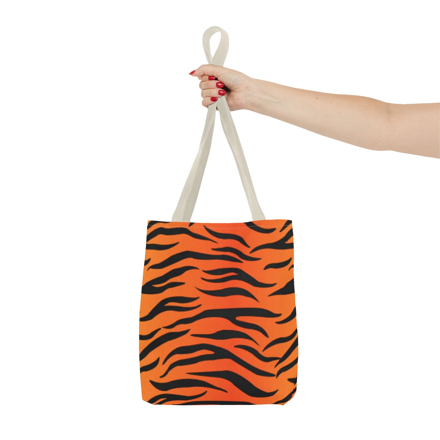 Orange Zebra Print Multi Color BRAND NEW MODERN Tote Bag (AOP)