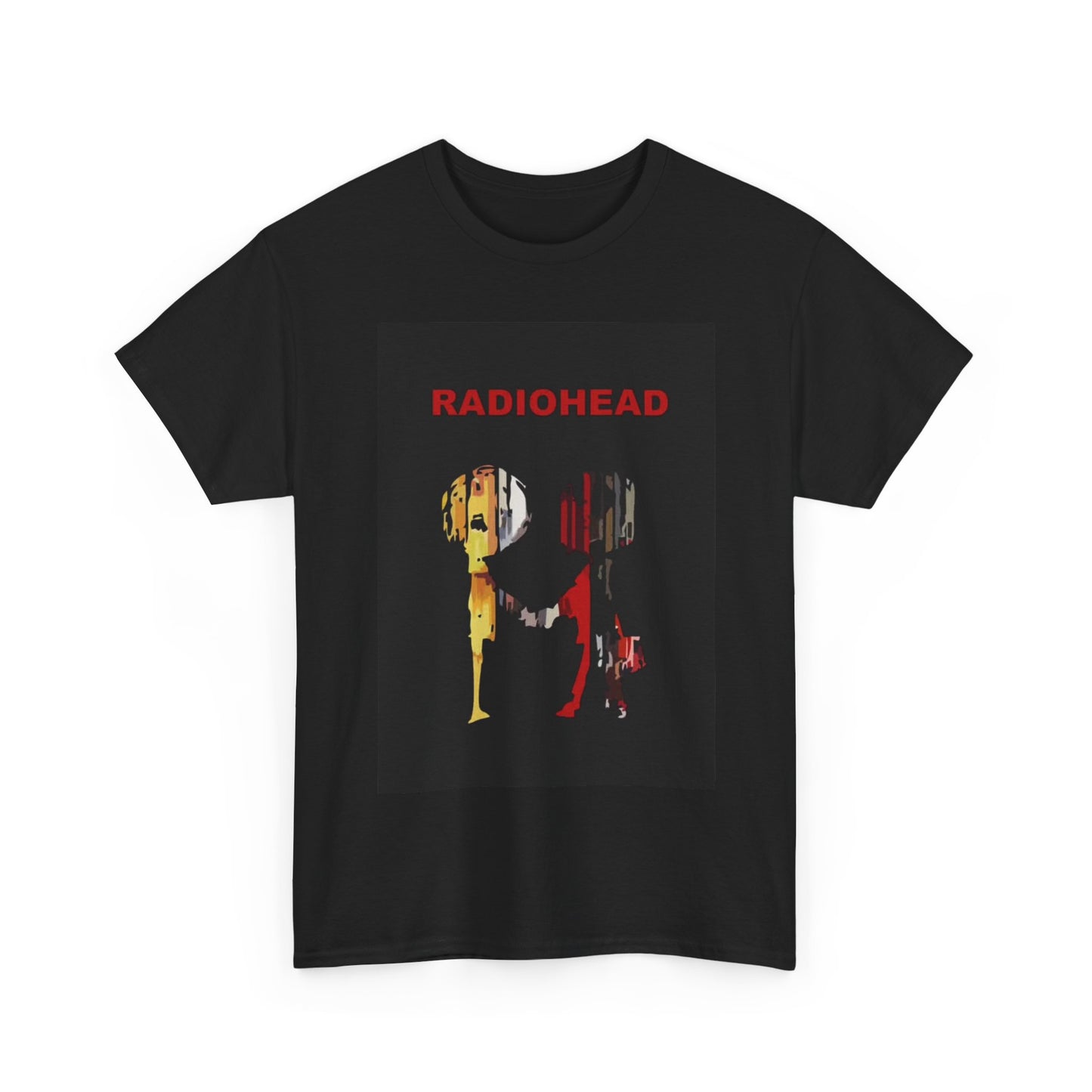 Radiohead Shirt Vintage graphic tee cd art rock retro Unisex Heavy Cotton Tee