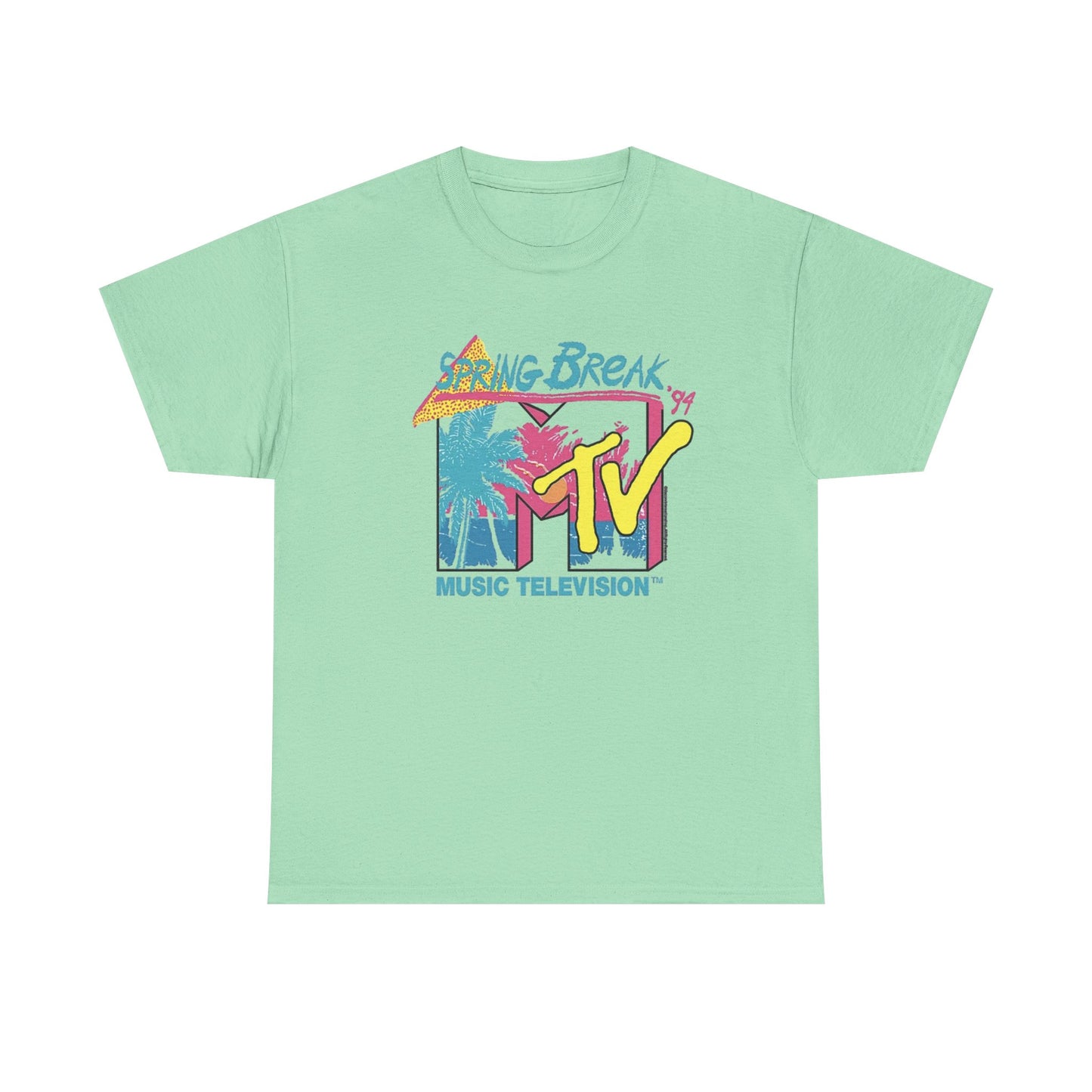 MTV Spring Break 94 Graphic T Shirt Vintage Heavy Cotton Tee