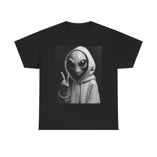 Aliens Come In Peace Graphic T Shirt Unisex Heavy Cotton Tee