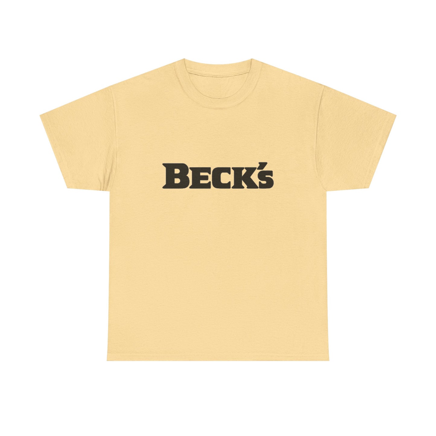 Becks Beer Vintage Tee Graphic T Shirt NEW Unisex Heavy Cotton Tee