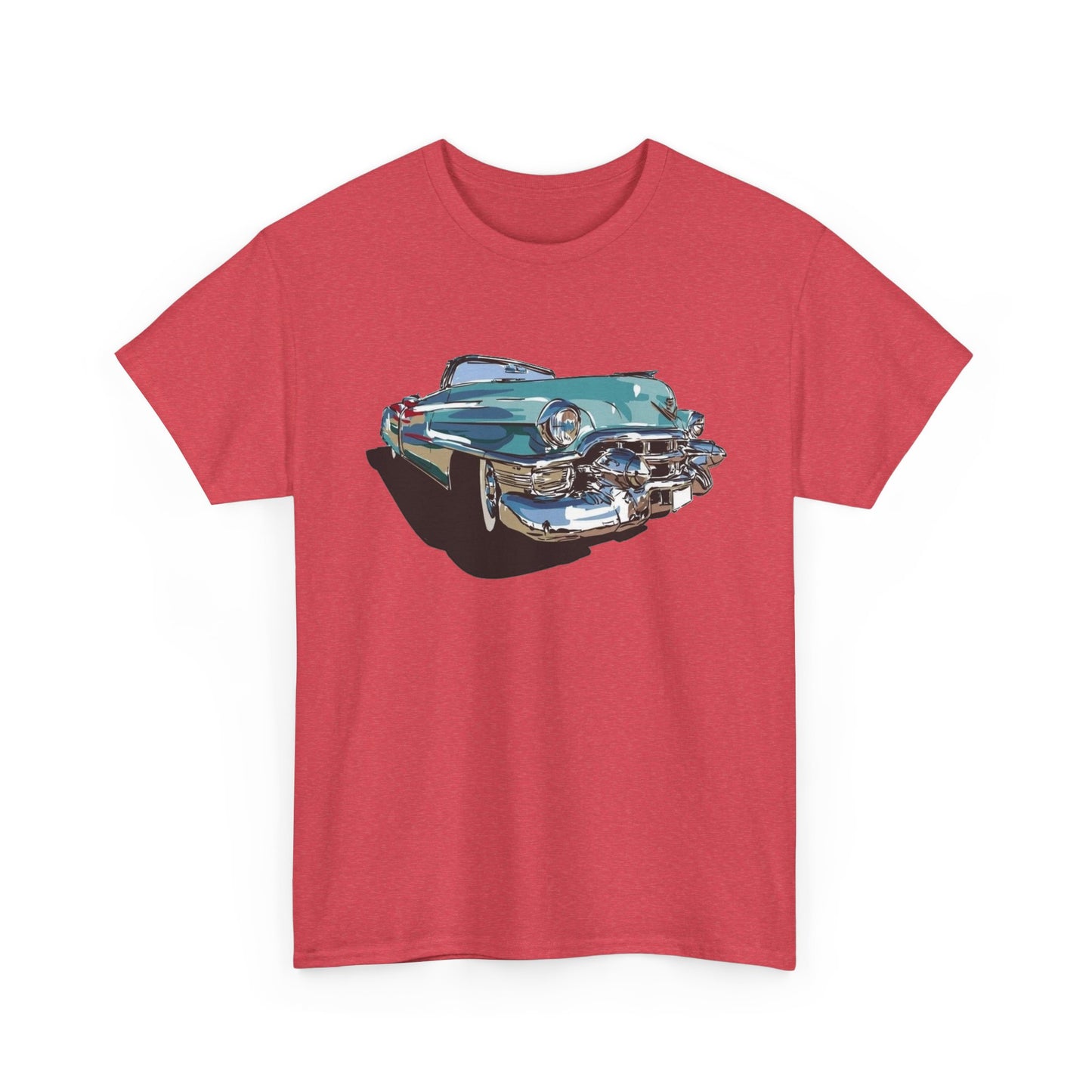 50's Caddy Retro Classic Cars Graphic T Shirt NEW Unisex Heavy Cotton Tee