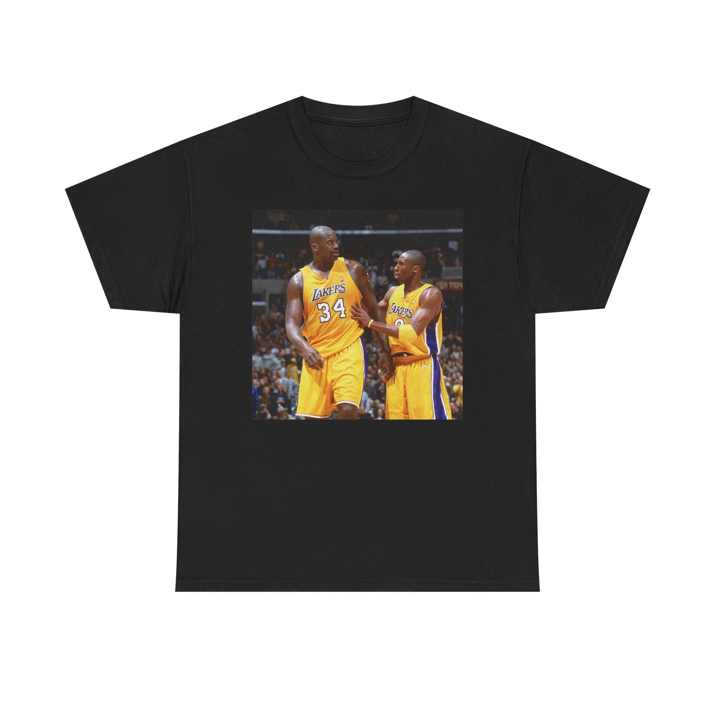 Shaq And Kobe Graphic T Shirt Vintage Lakers Retro Unisex Heavy Cotton Tee