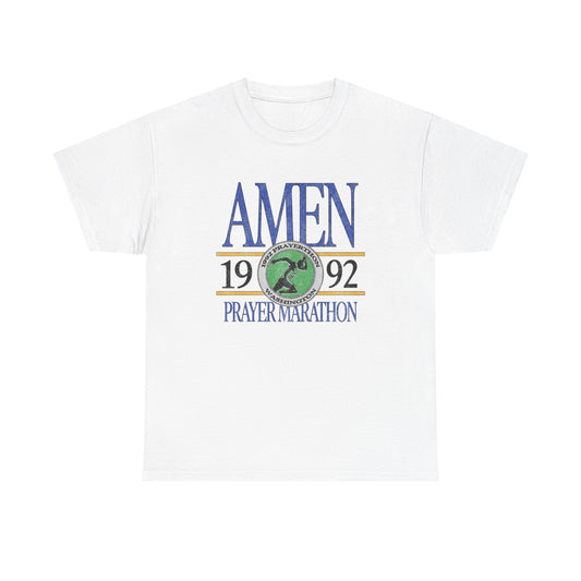 Prayer Marathon Graphic T Shirt Unisex Heavy Cotton Tee