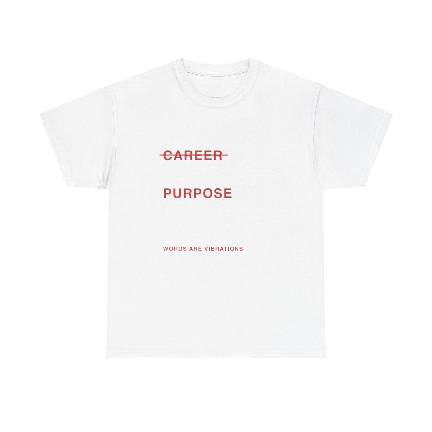 Career Vs Purpose On Earth Graphic T Shirt Unisex Heavy Cotton Tee Gift Vintage