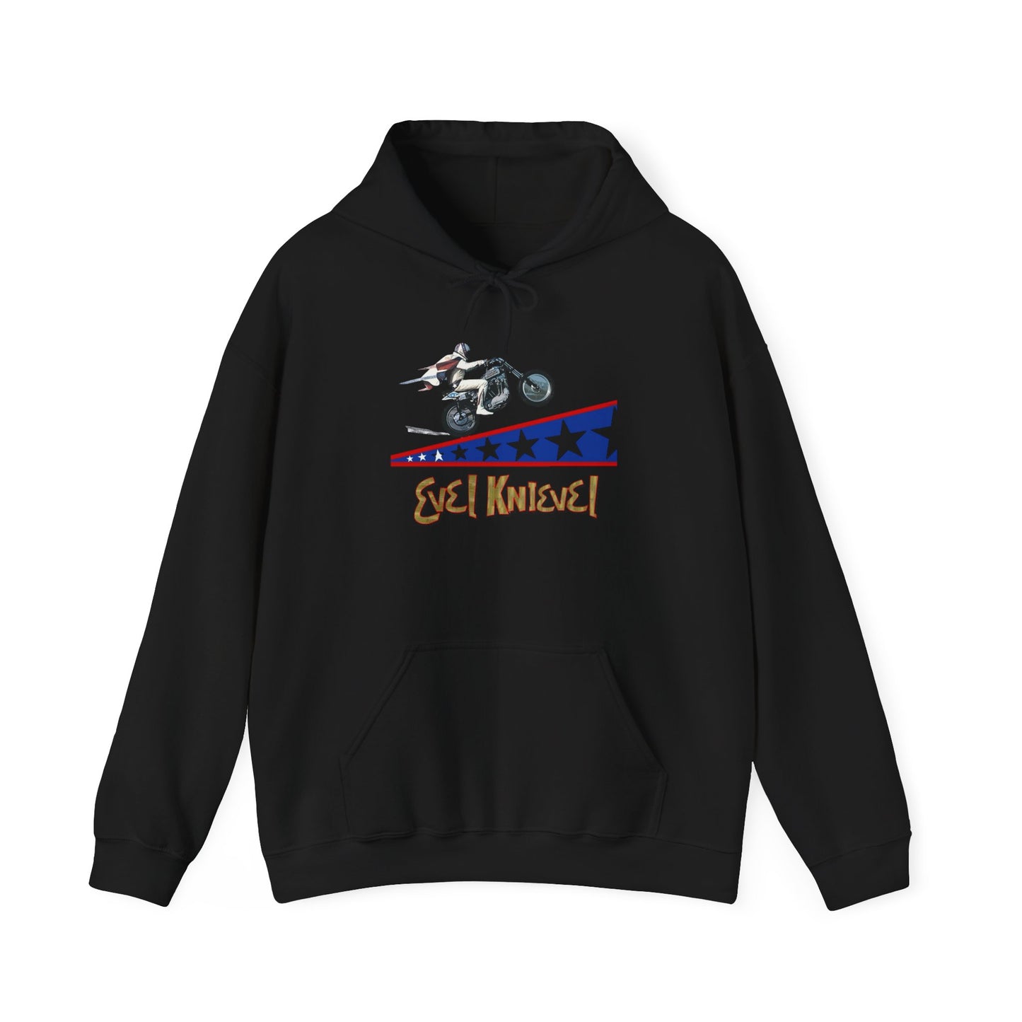 Evel Knievel Motorcycles Graphic Hoodie Unisex Heavy Blend™ Hooded Sweatshirt