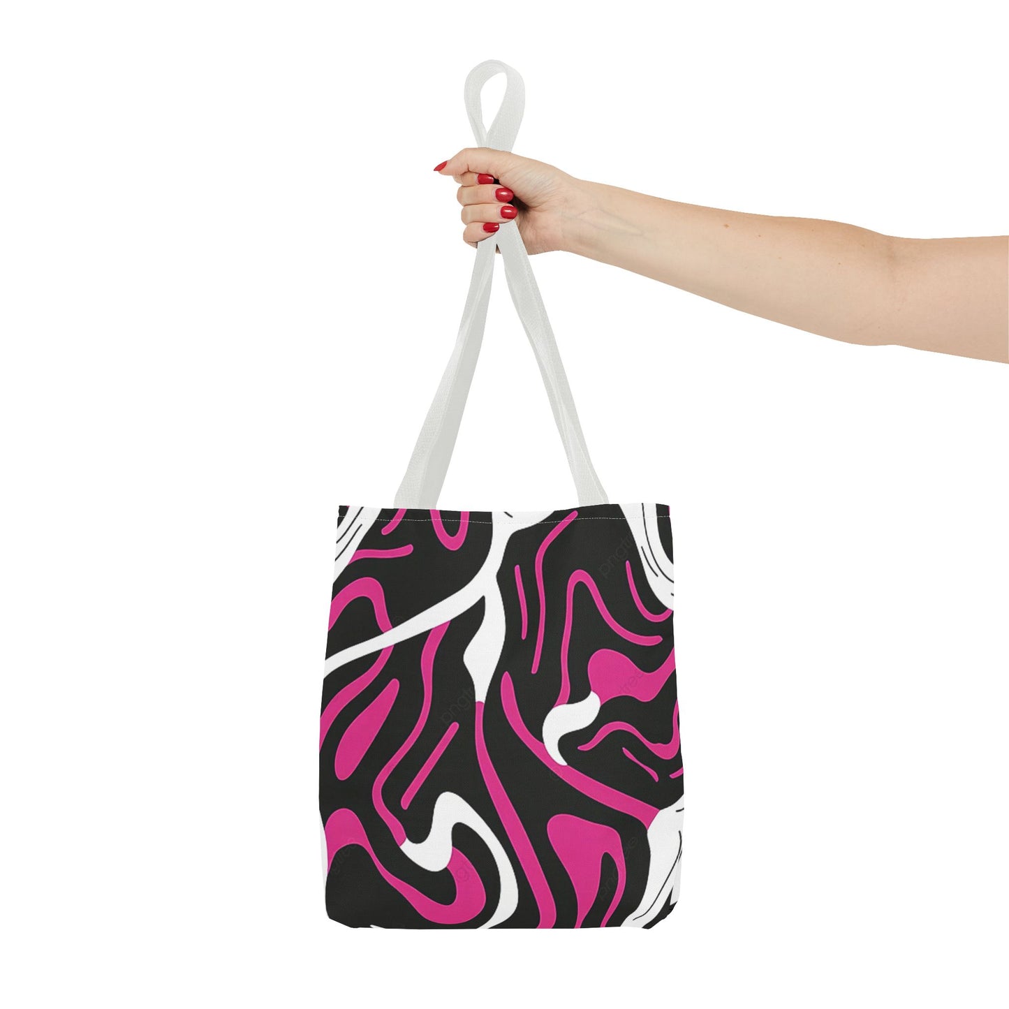 Pink And Black BRAND NEW Modern Purse - Pocketbook - Travel Tote Bag (AOP)