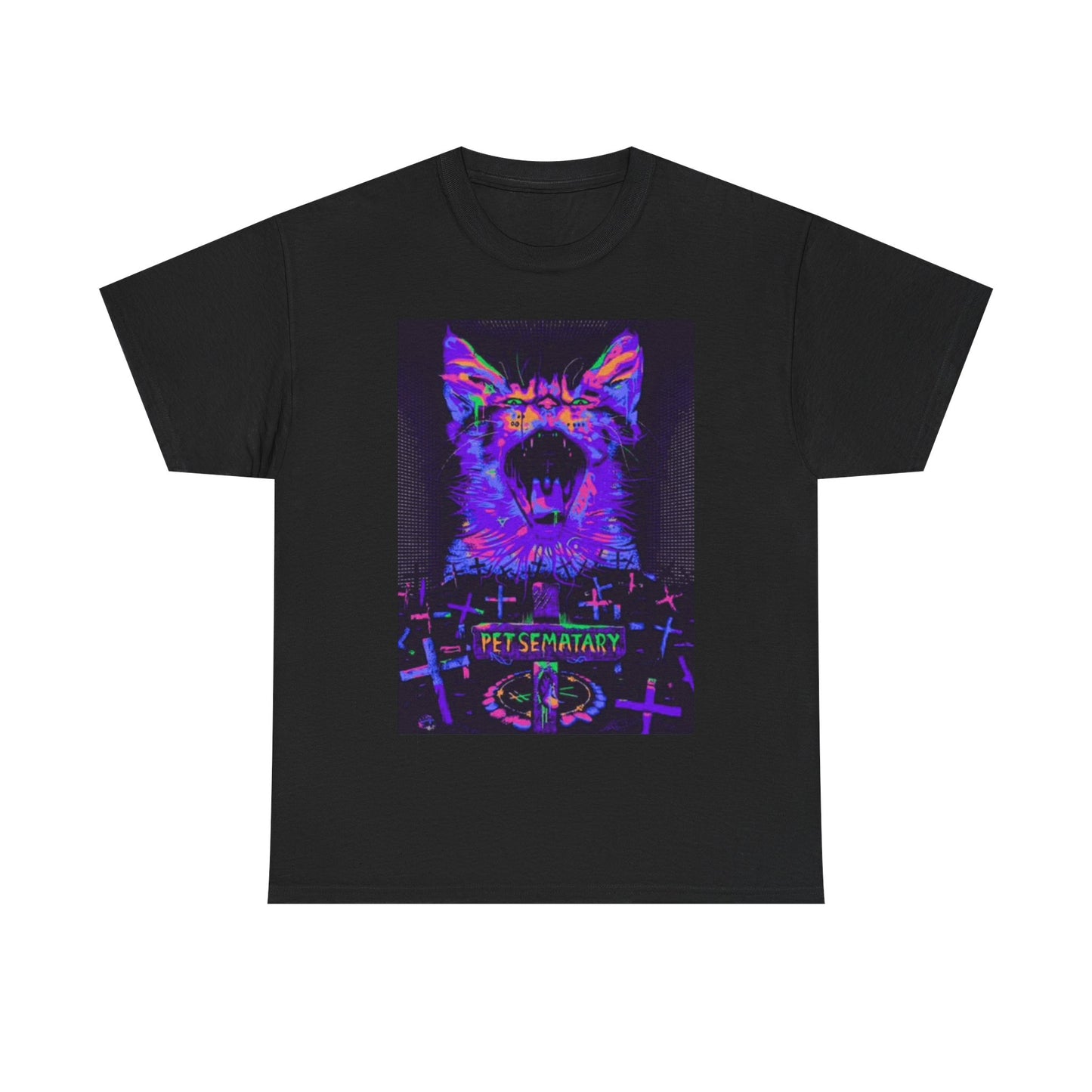 Pet Sematary Shirt Vintage Movie Poster Horror Stephen King Unisex Heavy Cotton