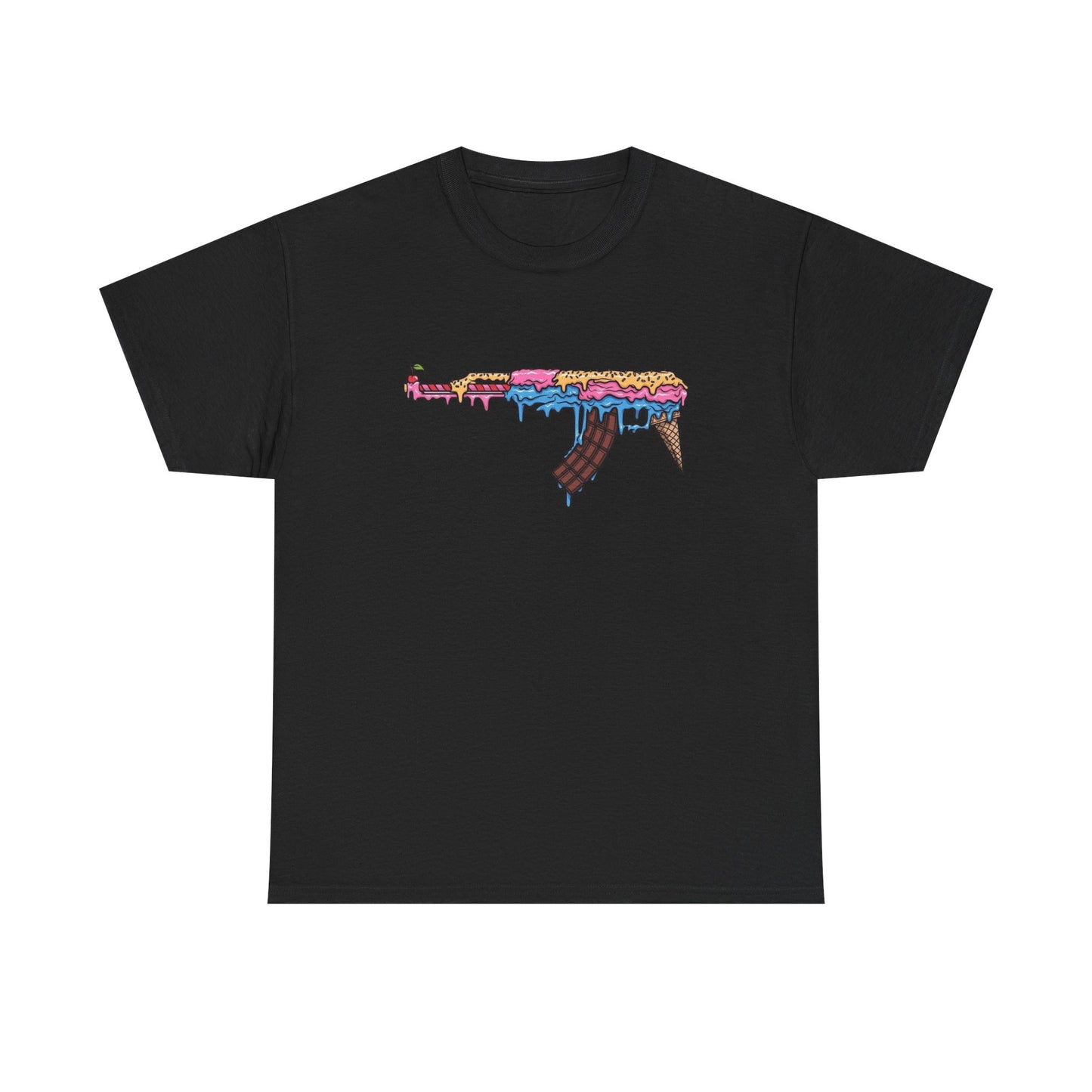 Ice Cream Ak 47 T Shirt Unisex Heavy Cotton Tee