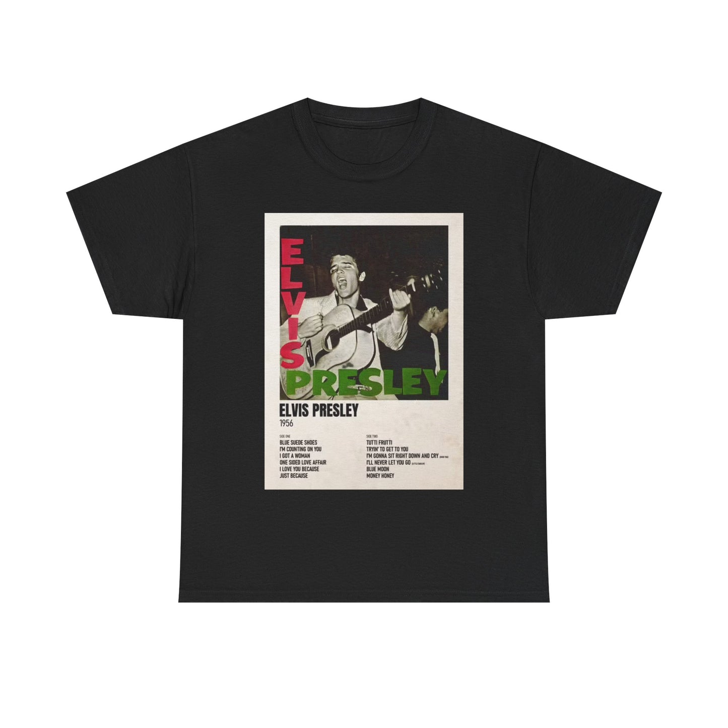 Elvis Presley T-shirt Vintage album cover merch Unisex Heavy Cotton Tee