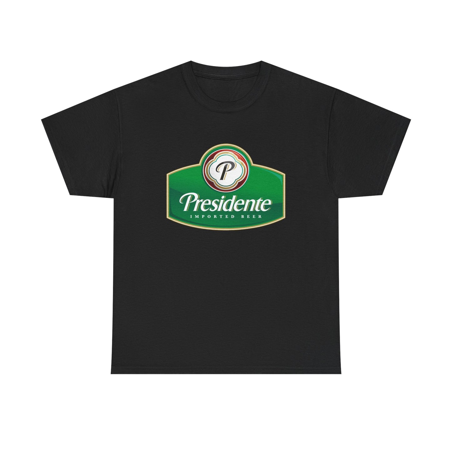 Presidente Beer Logo Shirt Retro Poster Unisex Heavy Cotton Tee