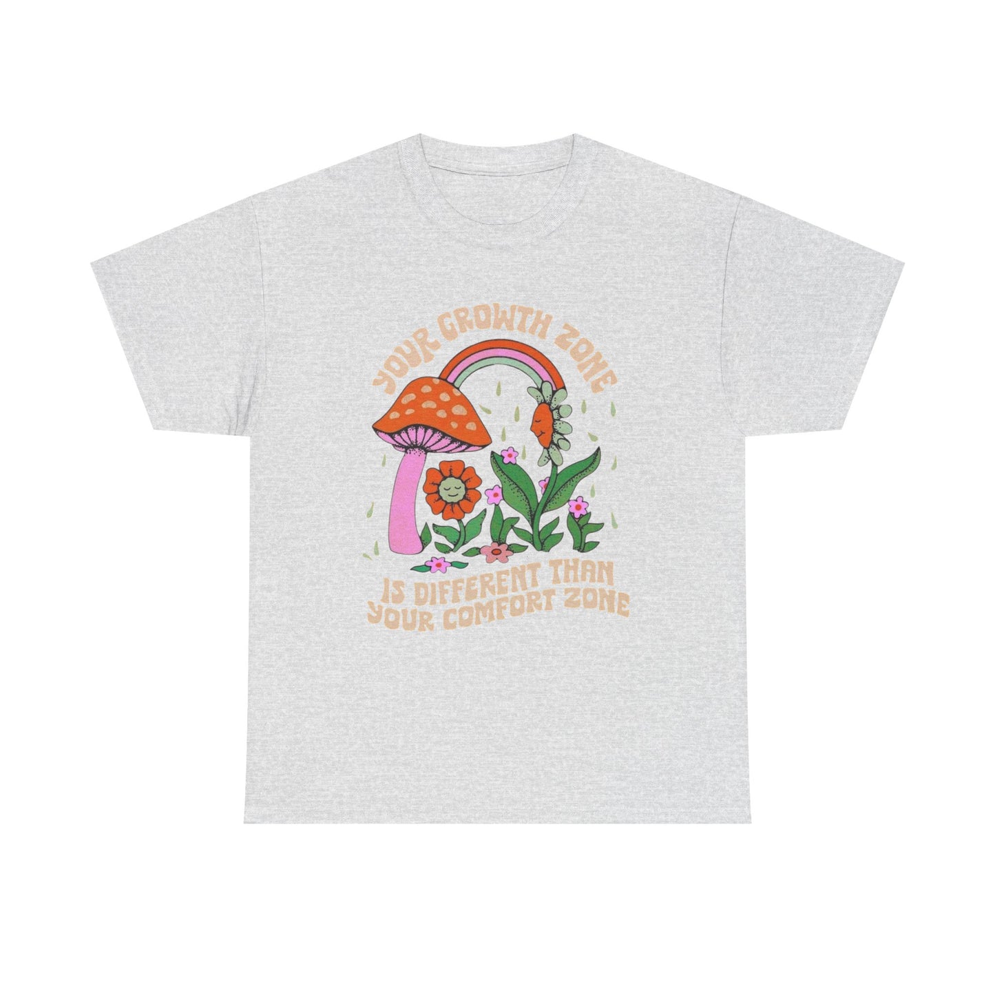 Your Growth Zone Graphic T Shirt Unisex Heavy Cotton Tee