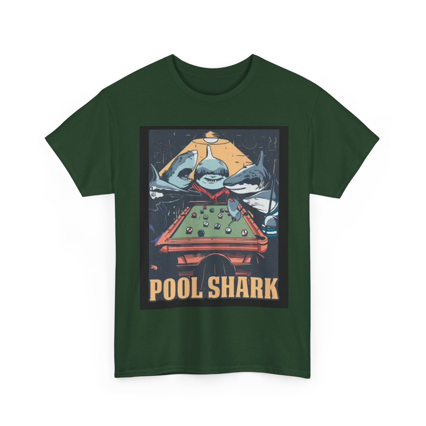 Pool Shark T Shirt Retro Funny Graphic T Vintage Pool Hall Rogan Unisex