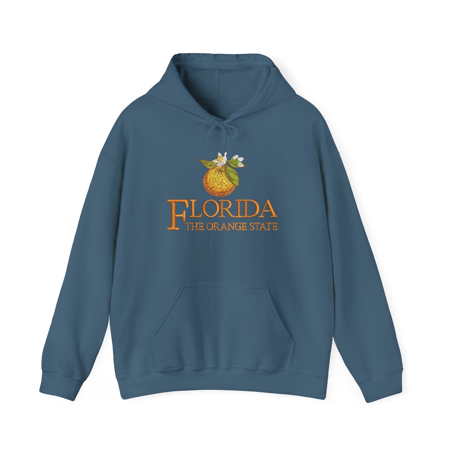 Florida The Orange State Graphic Hoodie Heavy Blend Sweatshirt NEW