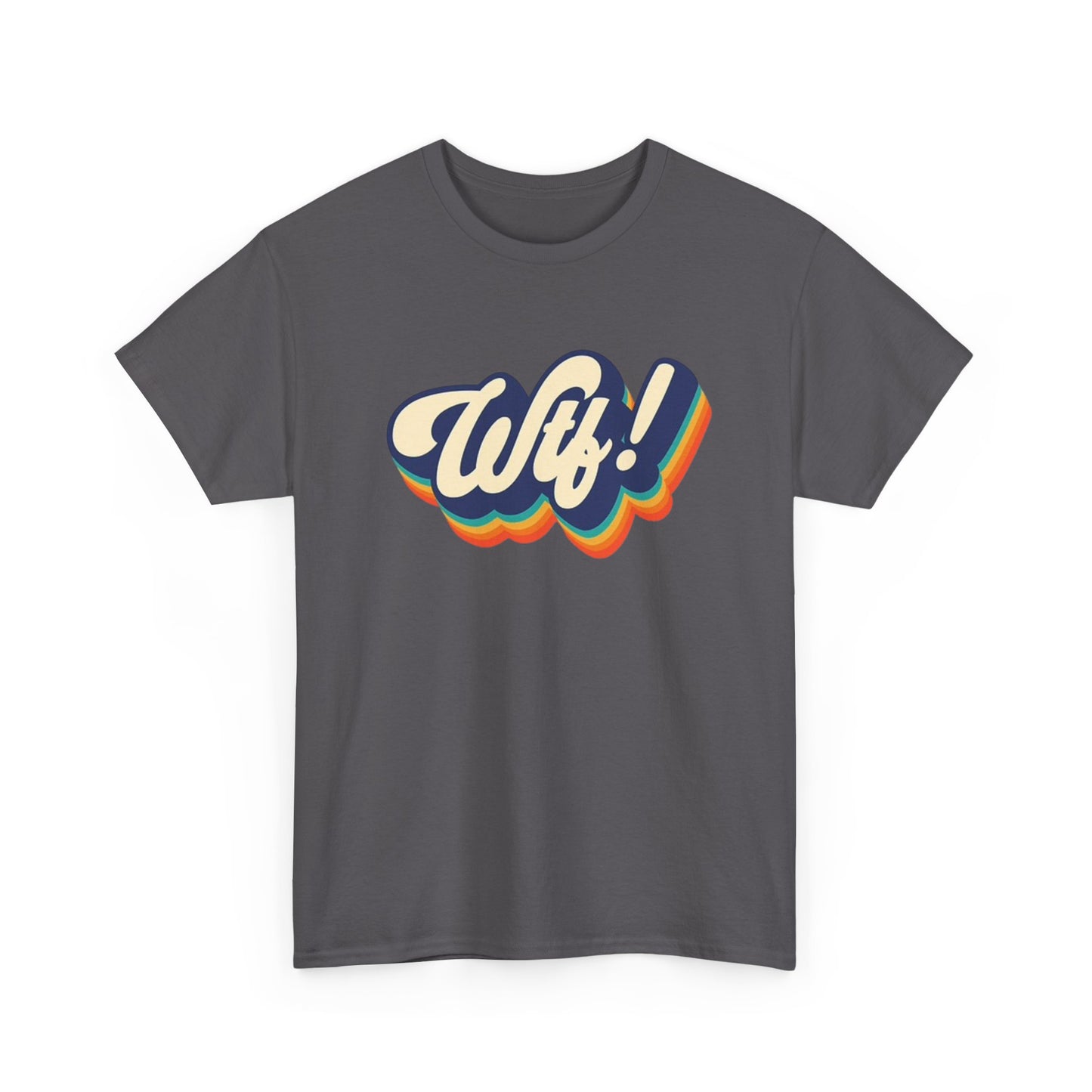 WTF Funny Graphic T Shirt BRAND NEW Apparel Unisex Heavy Cotton Tee