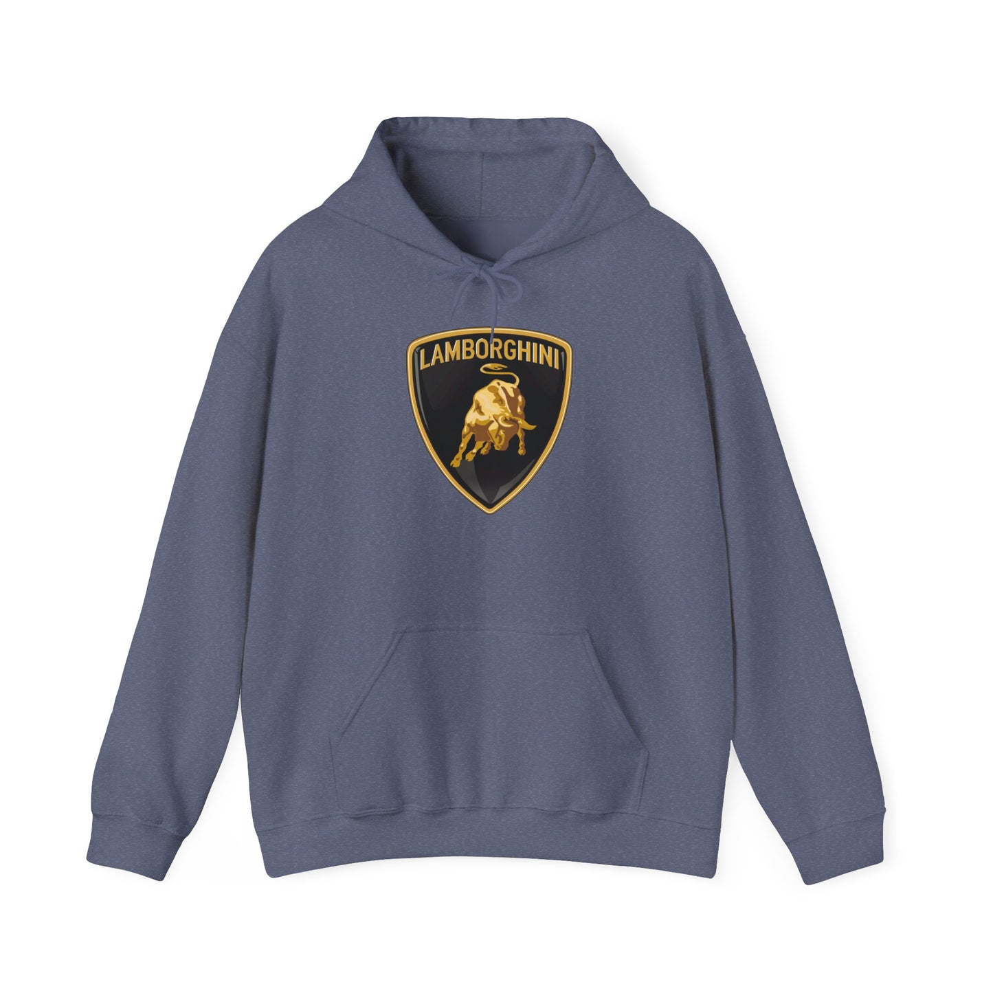 Lamborghini Graphic Car Logo Retro Brand New Heavy Blend™ Hooded Sweatshirt