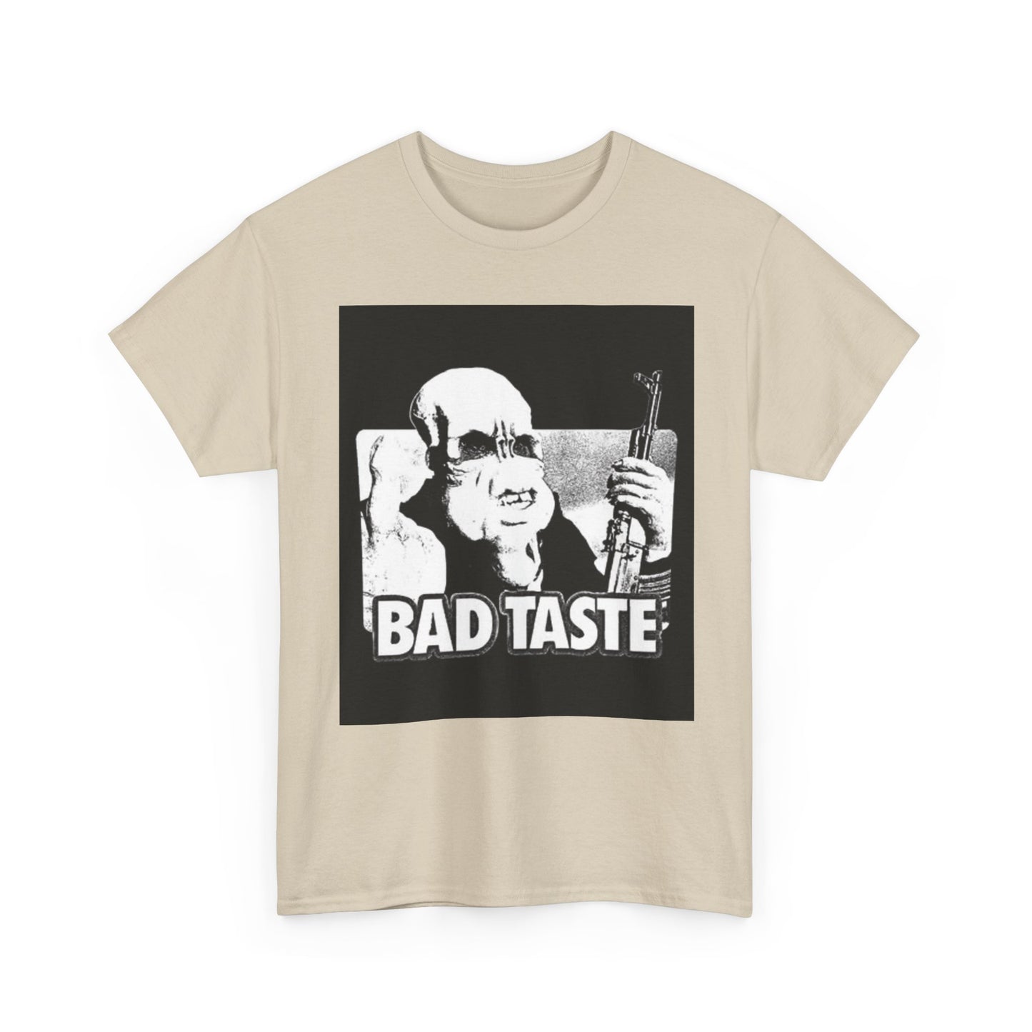 Bad Taste Poster Shirt Retro Graphic Art Unisex Heavy Cotton Tee