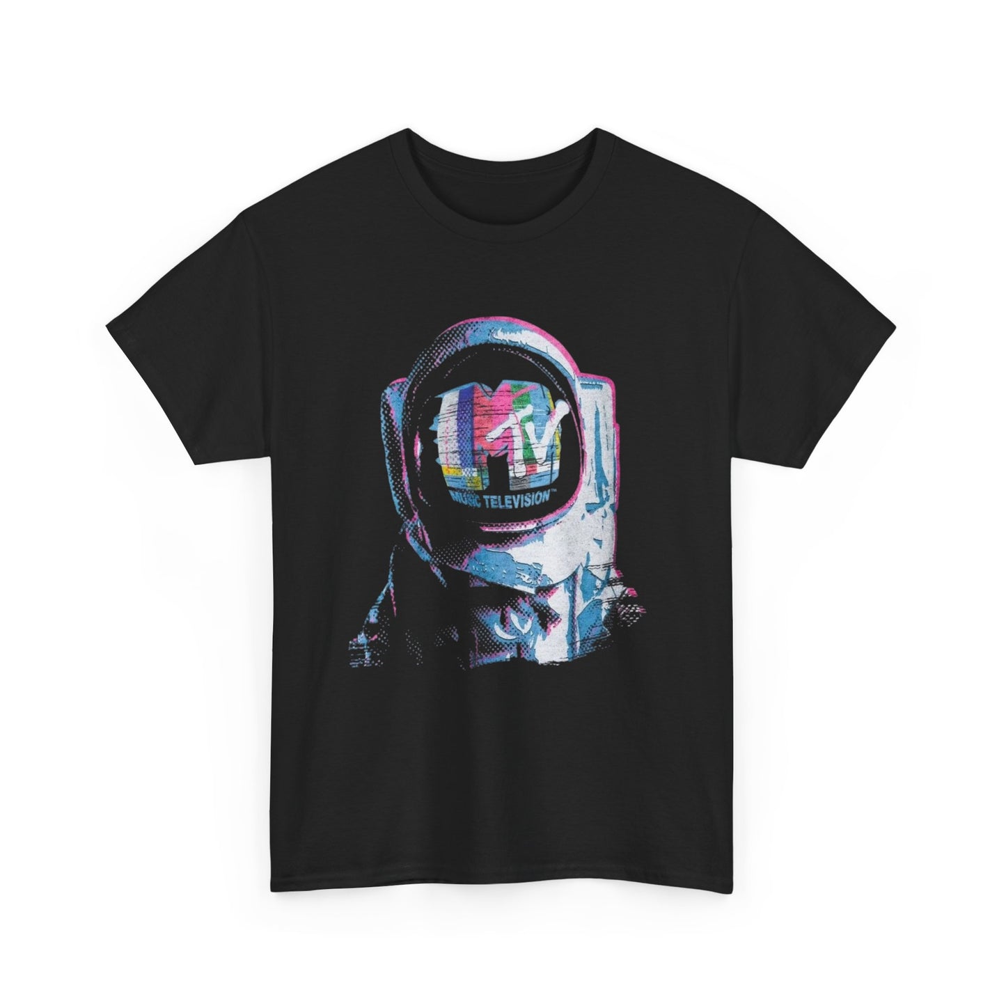 MTV Vintage Spaceman 90s Graphic T Shirt Unisex Heavy Cotton Tee