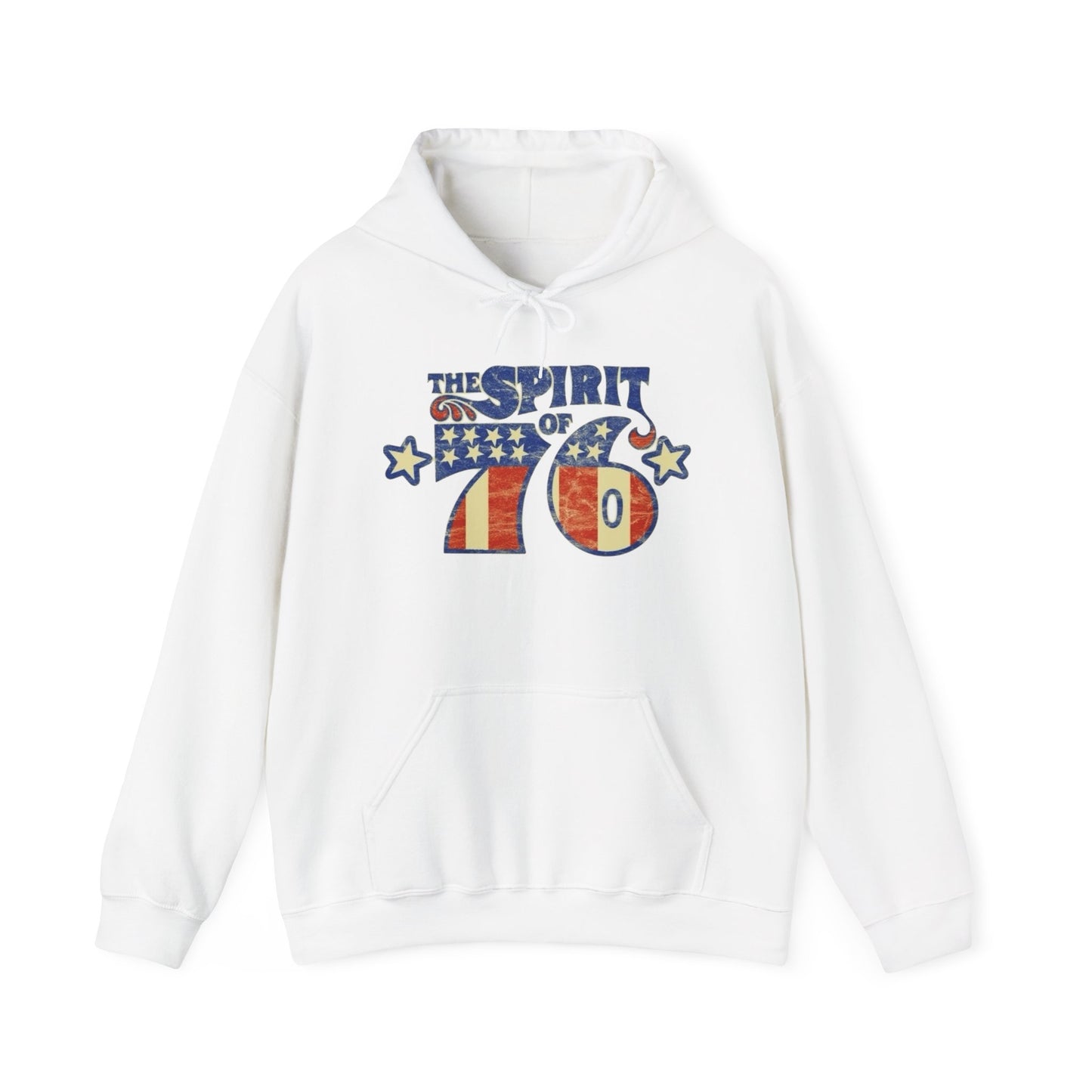 USA Spirit Of 76 Vintage Graphic Hoodie Heavy Blend™ NEW Sweatshirt