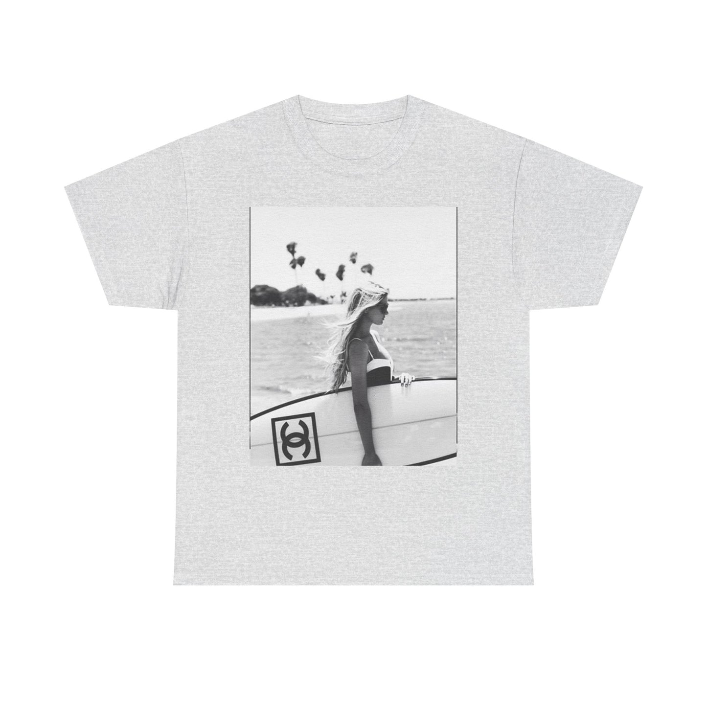 Vintage Surfing Poster T Shirt BRAND NEW Apparel Unisex Graphic Tee USA Chanel