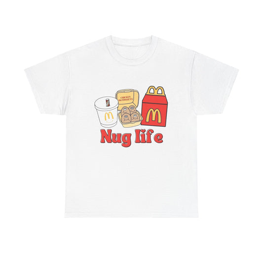 Nug Life Funny Graphic T Shirt New Unisex Heavy Cotton Tee