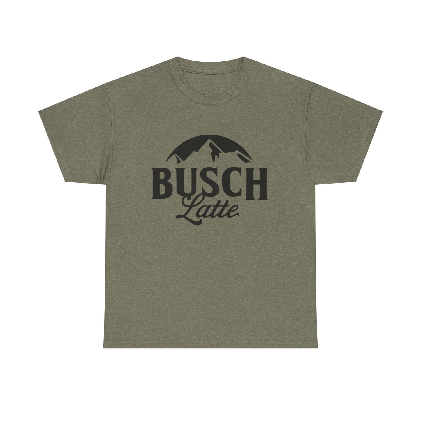 Busch Latte Funny Beer Graphic T Shirt Unisex Heavy Cotton Tee NEW