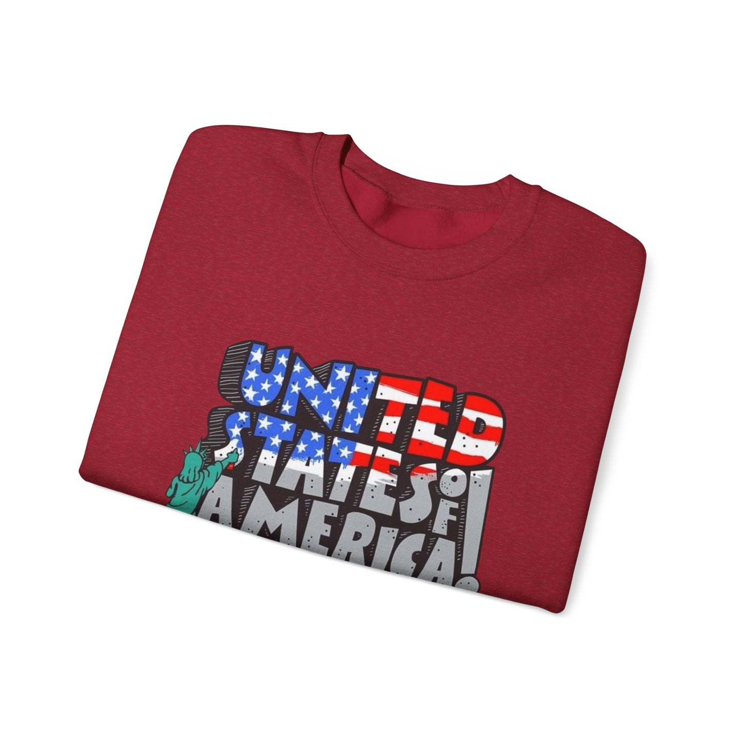 United States Of America Sweater NEW Unisex Heavy Blend™ Crewneck Sweatshirt
