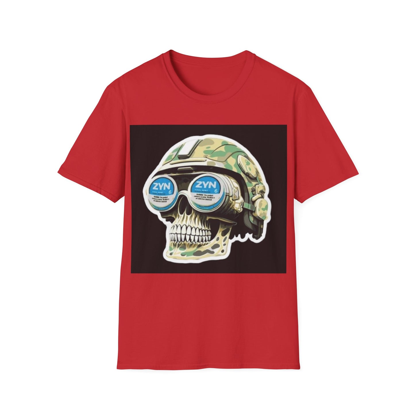 ZYN shirt pouch American Camo zyn pouch tucker trump vintage Softstyle T-Shirt