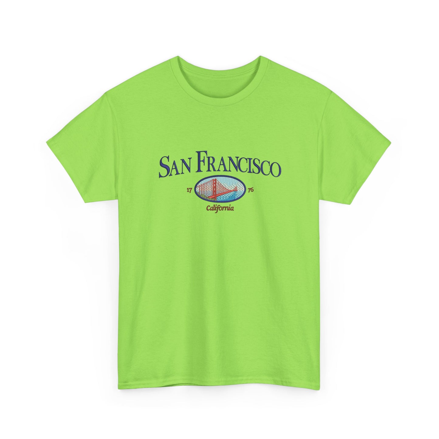 San Francisco California Retro Graphic T Shirt NEW Unisex Heavy Cotton Tee