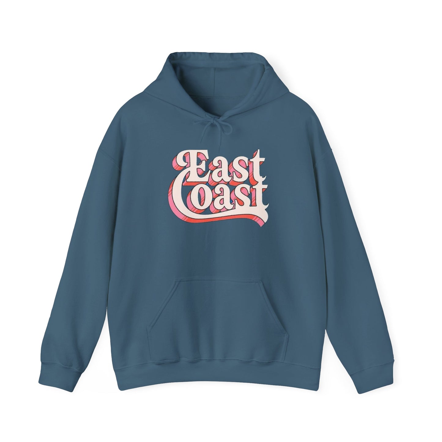 East Coast Graphic Hoodie Unisex Heavy Blend™ Hooded Sweatshirt