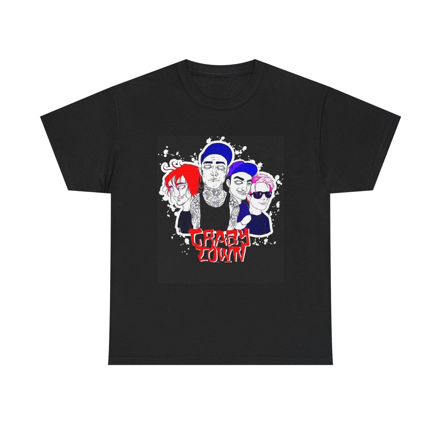 Crazy Town Tshirt Vintage Band Merch Retro 90s Rock Unisex Heavy Cotton Tee