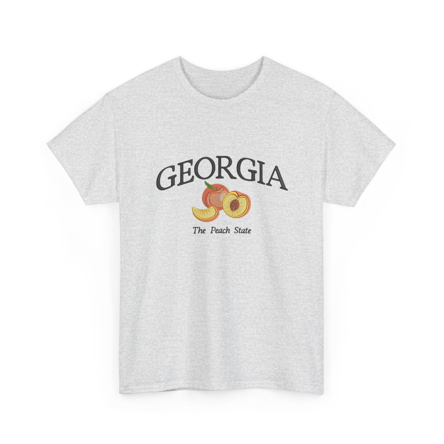 Georgia The Peach State Graphic T Shirt NEW Unisex Heavy Cotton Tee