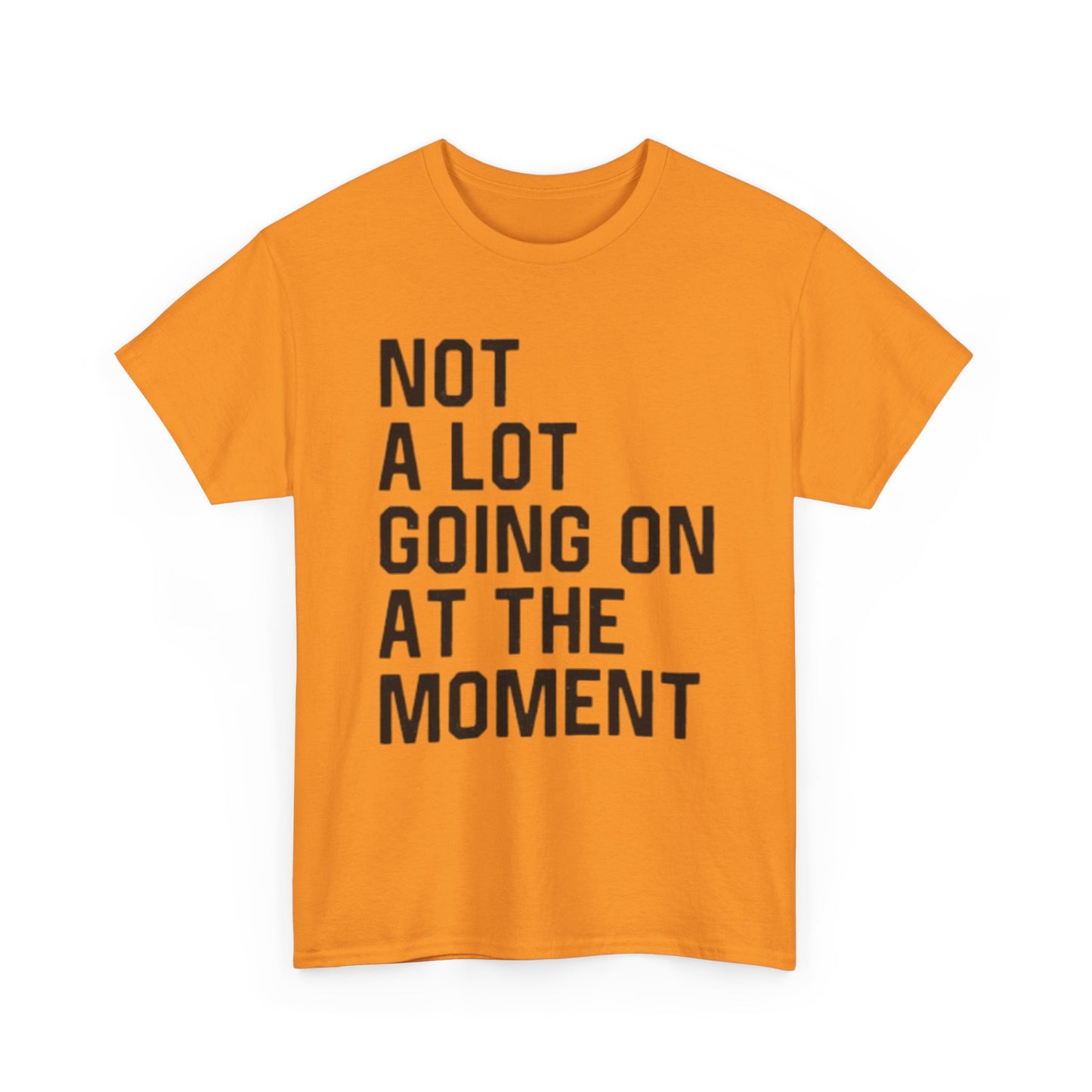 Not A Lot Going On T Shirt Funny Graphic Jokes Relax Vacation Unisex