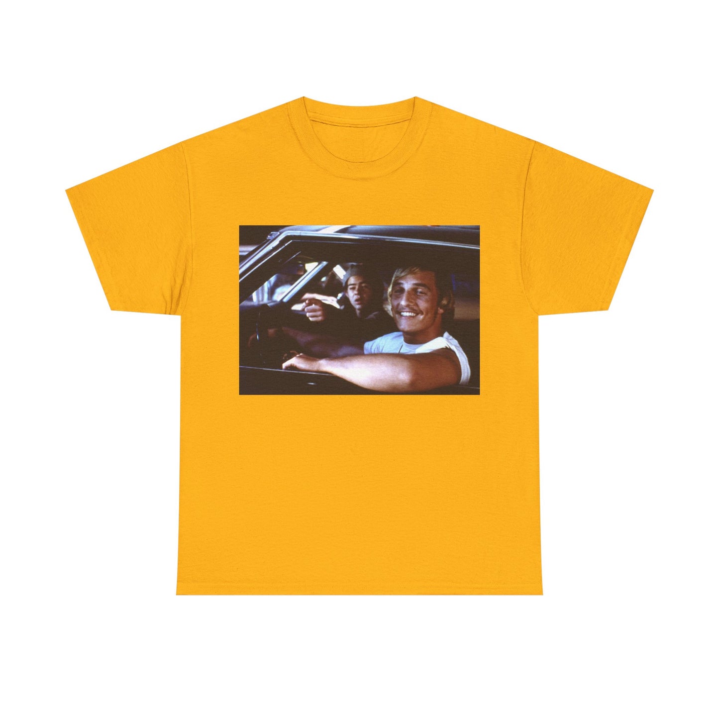 Dazed and Confused Tshirt Vintage Movie Poster Retro Texas Unisex Heavy Cottonn