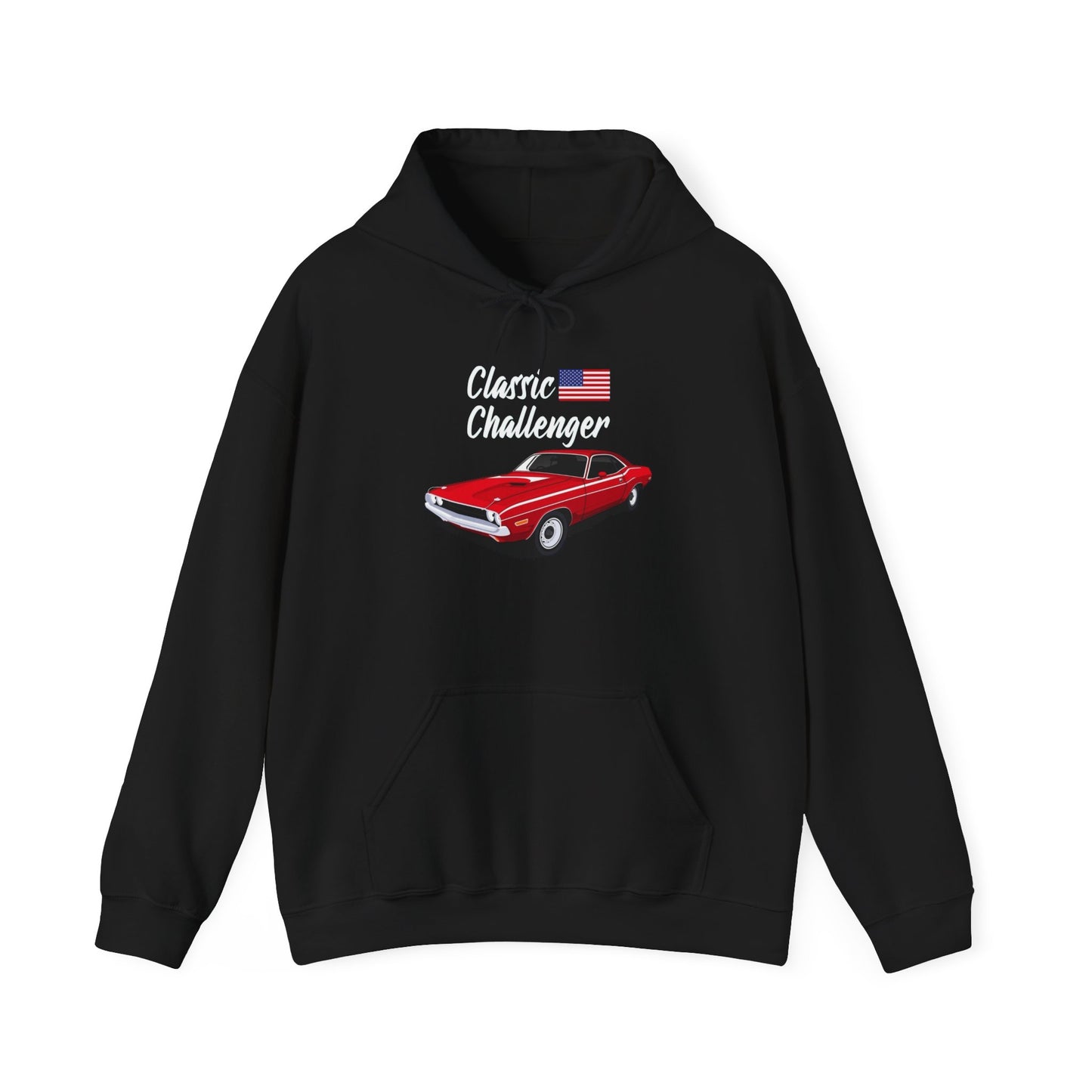 Classic Challenger USA Graphic Hoodie Unisex Heavy Blend™ Hooded Sweatshirt
