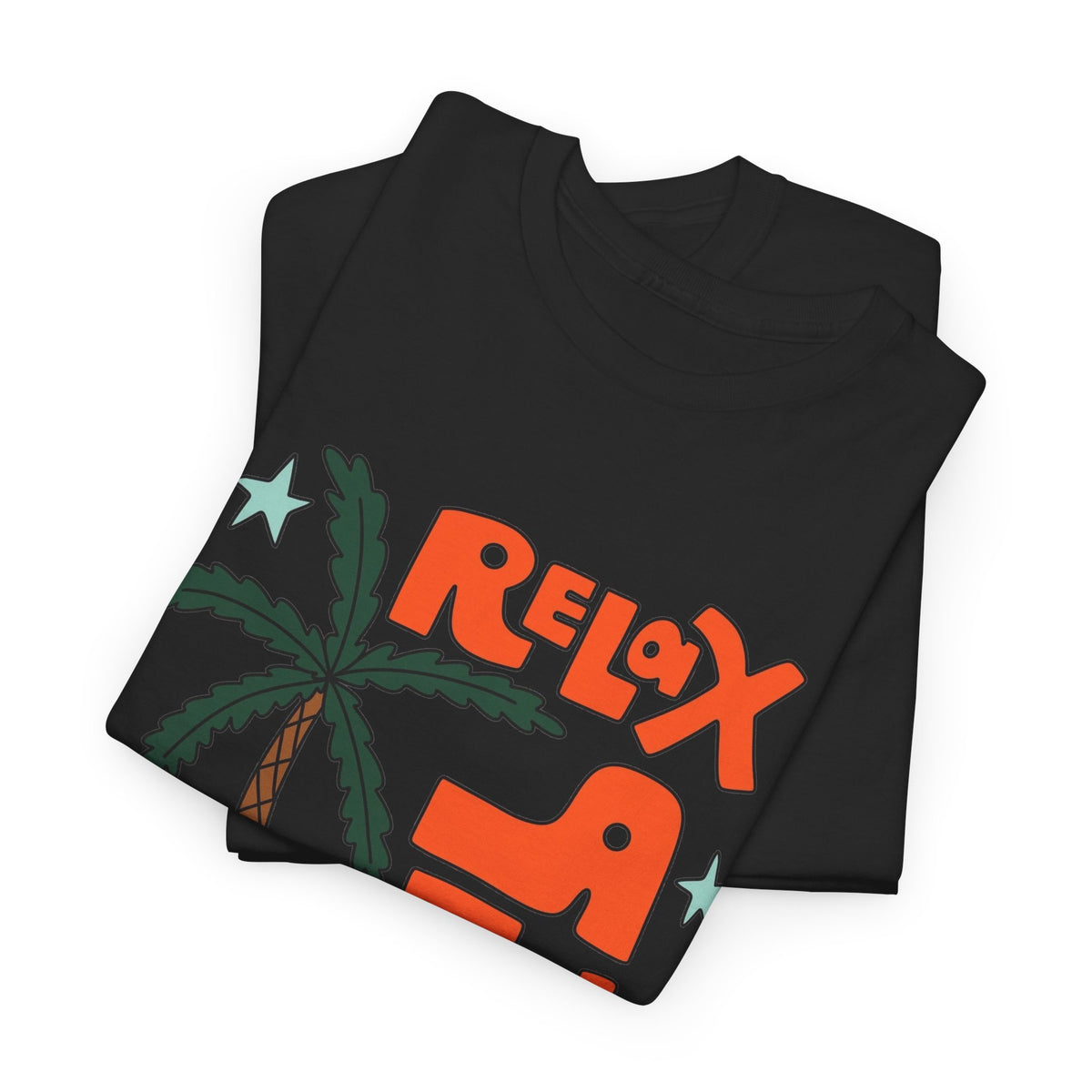 Relax A Little Graphic T Shirt Men's Travel Outdoors Heavy Cotton Tee