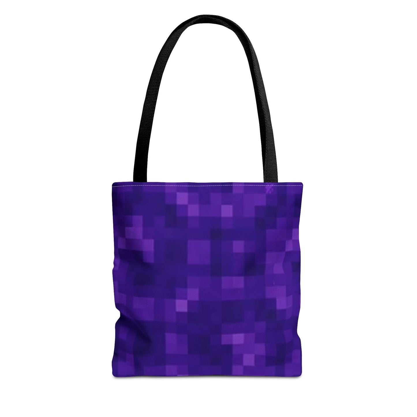 90s Pixelated Purple Multi Color BRAND NEW MODERN Tote Bag (AOP)