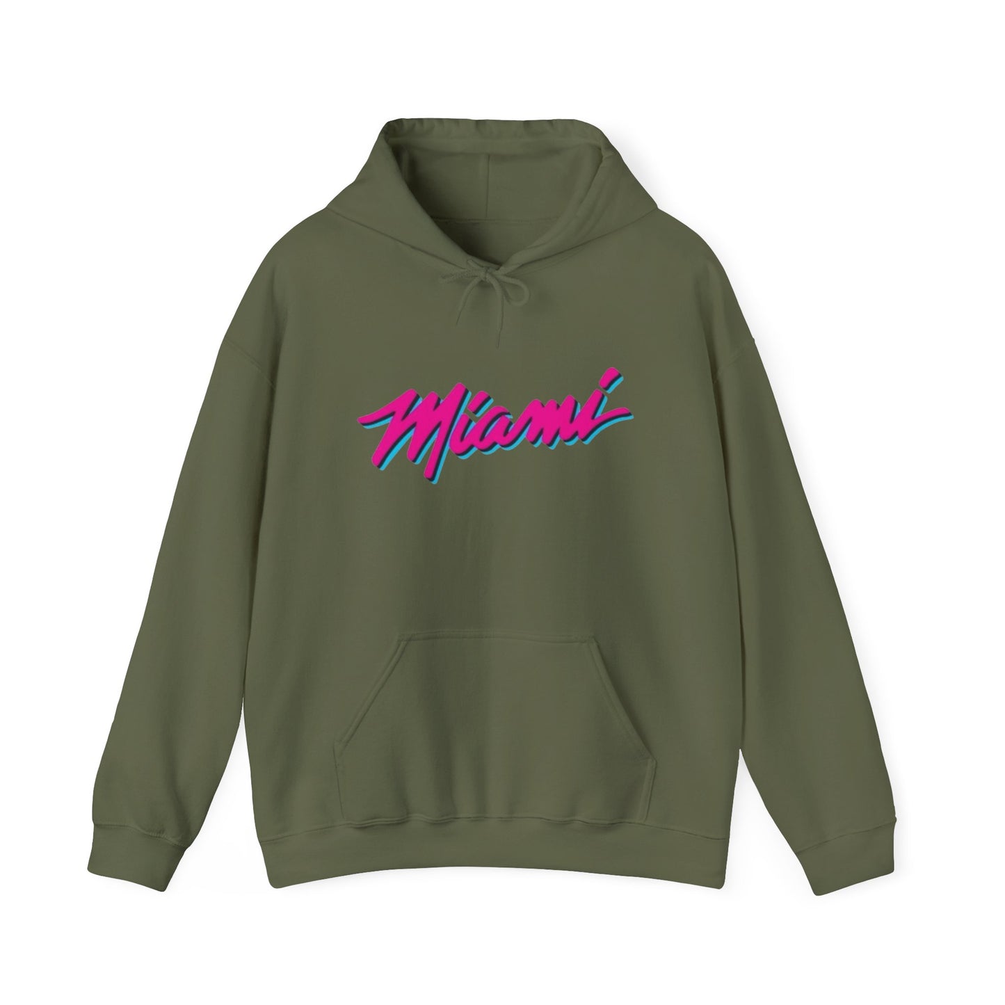 Miami Nights Graphic Hoodie Heavy Blend™ NEW Sweatshirt